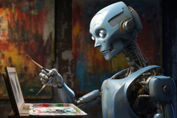 mattpogla_Realistic_AI_robot_holding_a_paint_brush_20c967d0-d53c-4636-9f70-b5efc8b62d02