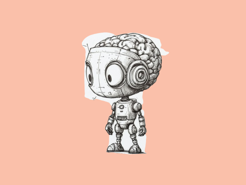 A baby robot with a human brain (BabyAGI)