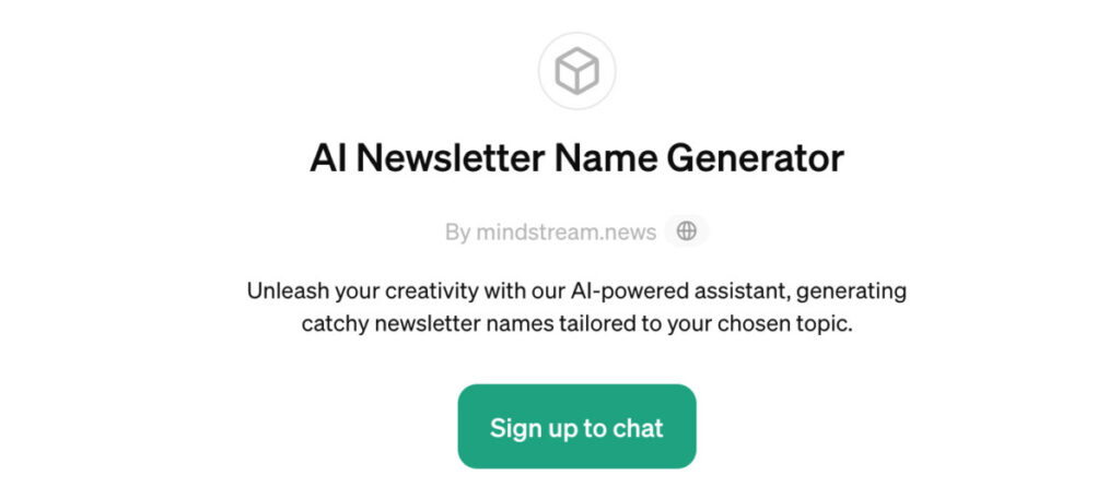 best newsletter name generator