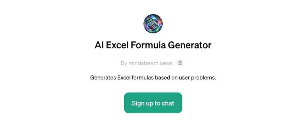 excel ai formula generator