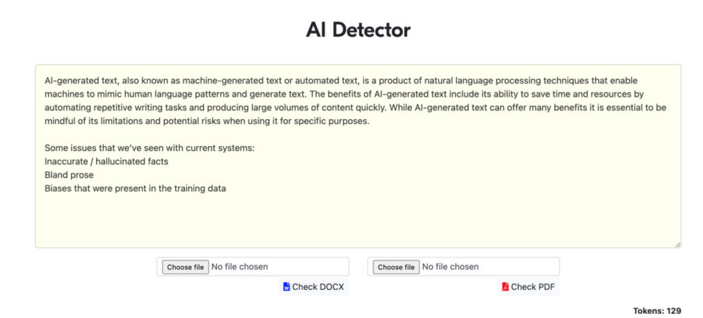 how do ai detectors work