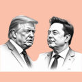 An image of Elon Musk and Donald Trump, signifying that Trump could appoint an AI Czar