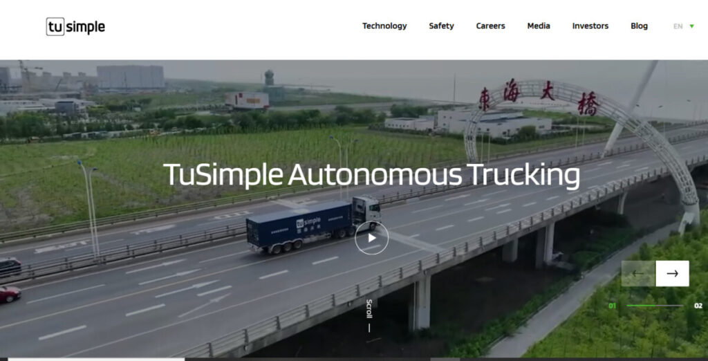 TuSimple Autonomous Trucking