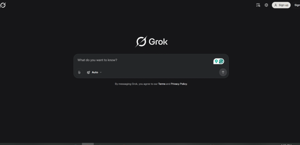 Grok, an AI like ChatGPT
