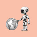 A robot touching the earth (ChatGPT’s AI Search Engine Now Available to Everyone)