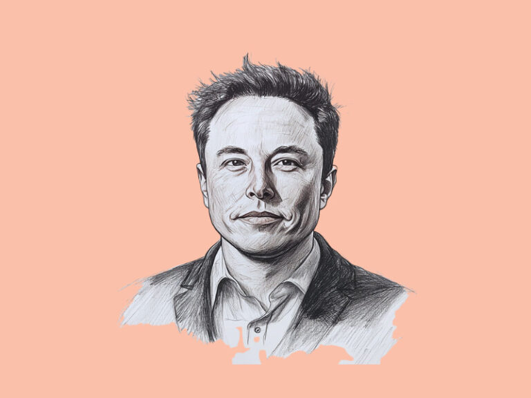 An AI generated image of Elon Musk