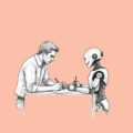 A robot assiting a writer to illustrate the topic 'Sudowrite Review: A Writer’s Best Friend?'