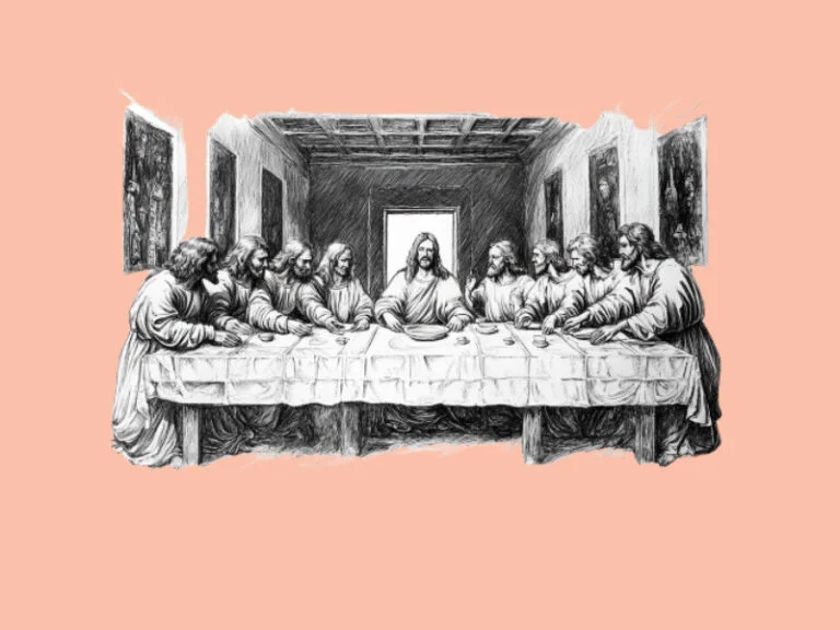 An AI generated image of Leonardo da Vinci's famous Last Supper painting (Leonardo.AI Review: A Guide for Creatives)