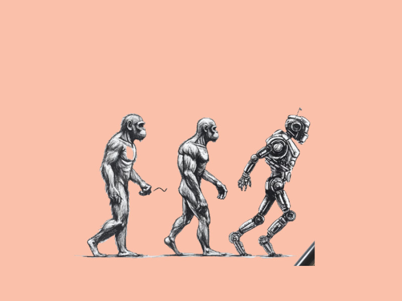 The evolution of AI from Apes to robots