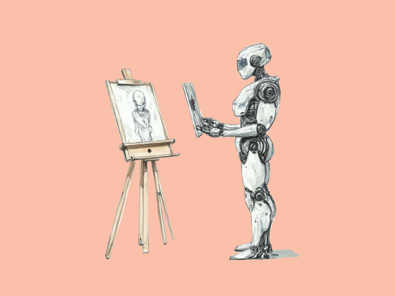 A robot making a painting (Stable Diffusion vs Midjourney: Which Generates Better Images?)