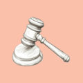 A legal gavel (LinkedIn Faces Lawsuit for Training AI Models With User Data Without Consent)