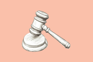 A legal gavel (LinkedIn Faces Lawsuit for Training AI Models With User Data Without Consent)