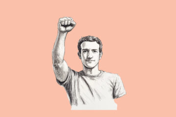 An image of Mark Zuckerberg with a fist in the air (Meta’s AI Ambitions Stand Firm Despite DeepSeek’s Breakthrough)