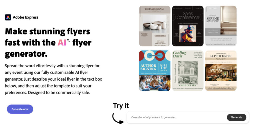  AI flyer generators