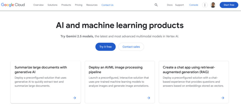 top AI cloud platforms