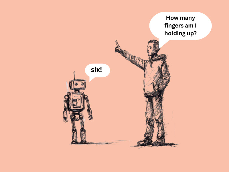 An AI robot hallucinating (Anthropic)