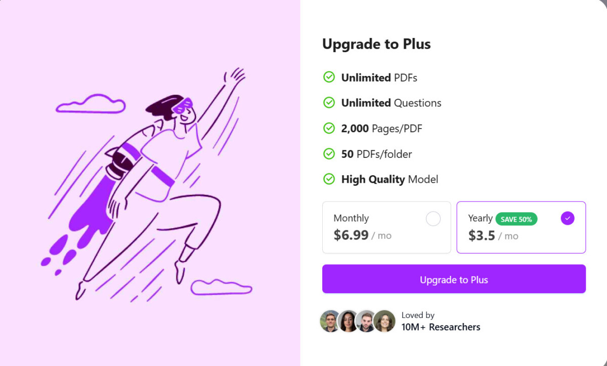 ChatPDF pricing