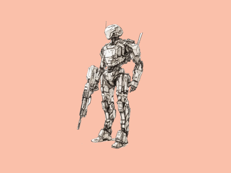 A robot, military style (Anthropic realease Claude Gov)