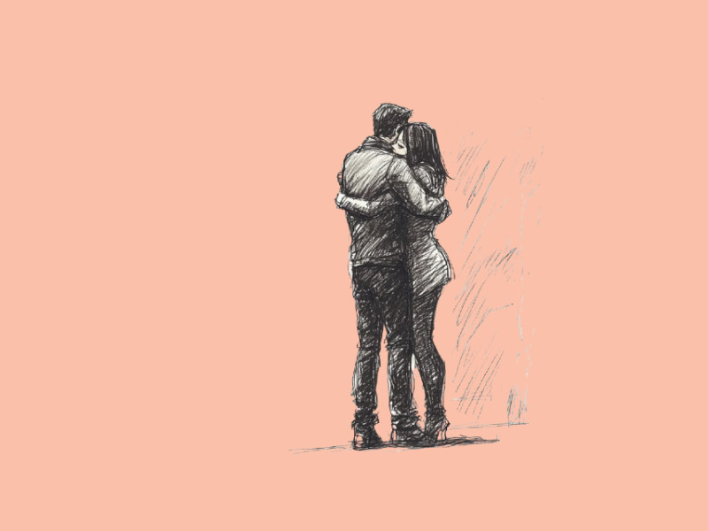 A man and woman locked in an embrace (Top NSFW AI Chat)