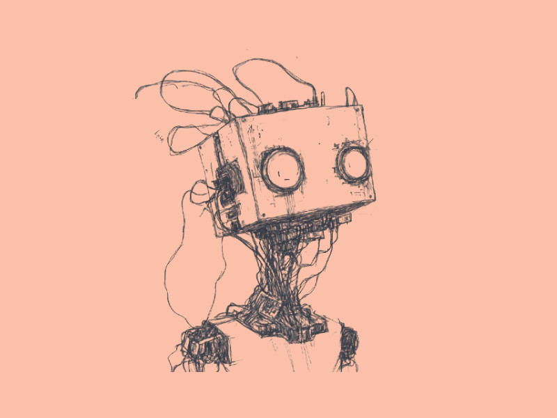 A rundown robot (ChatGPT is glitching)