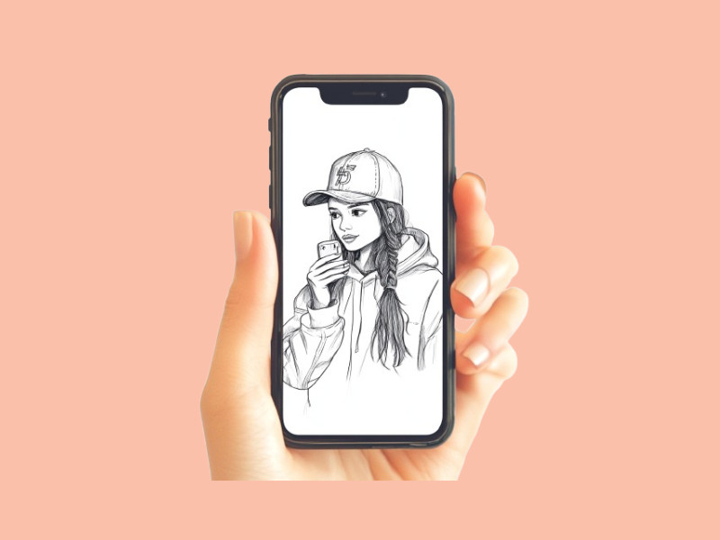 A TikTok Influencer on a phone screen