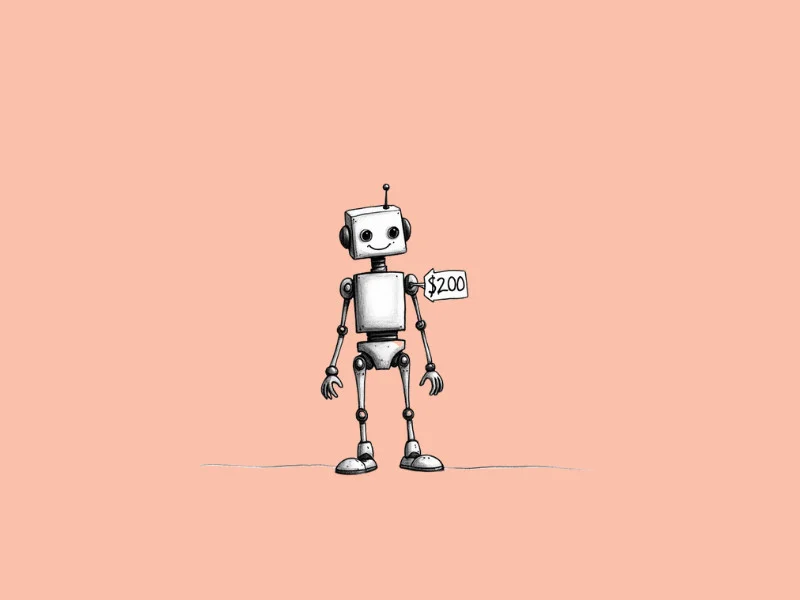 Robot with a $200 price tag. (Perplexity)
