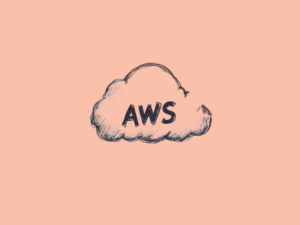 an illustration of the AWS cloud logo