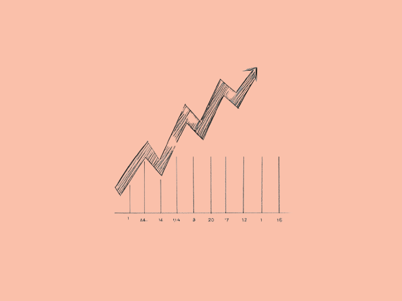 A line graph (Google)
