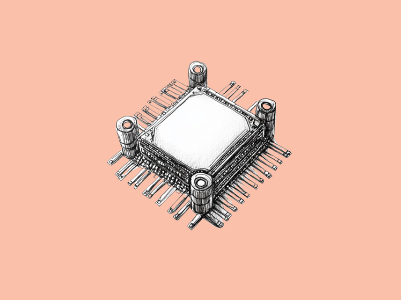 An AI chip (Nvidia)