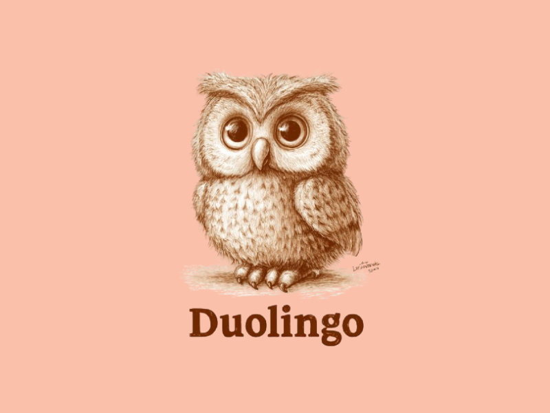 An illustration of Duolingo