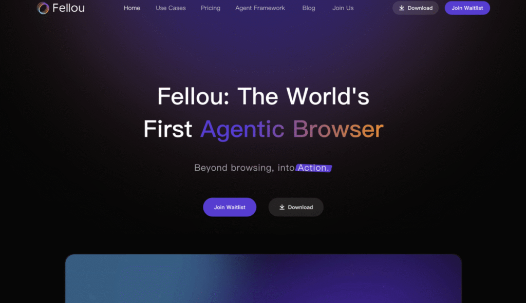 Fellou top ai browsers