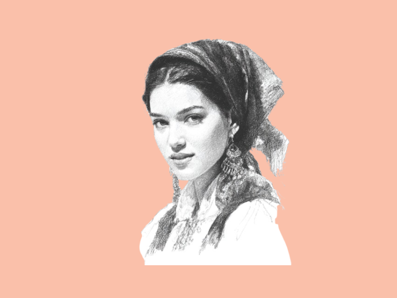 An Albanian woman
