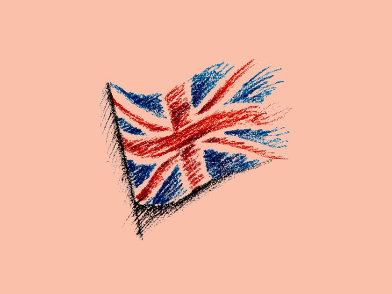 The flag of the U.K