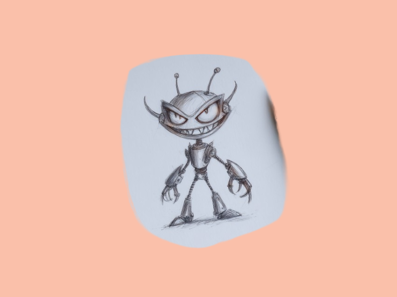 A mischievous robot