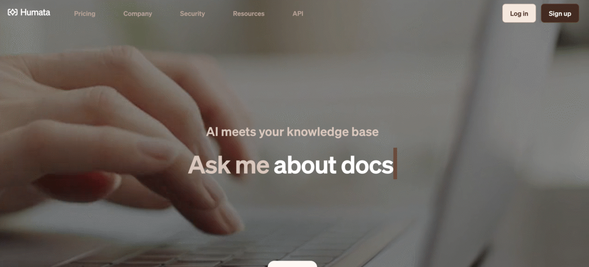 humata landing page