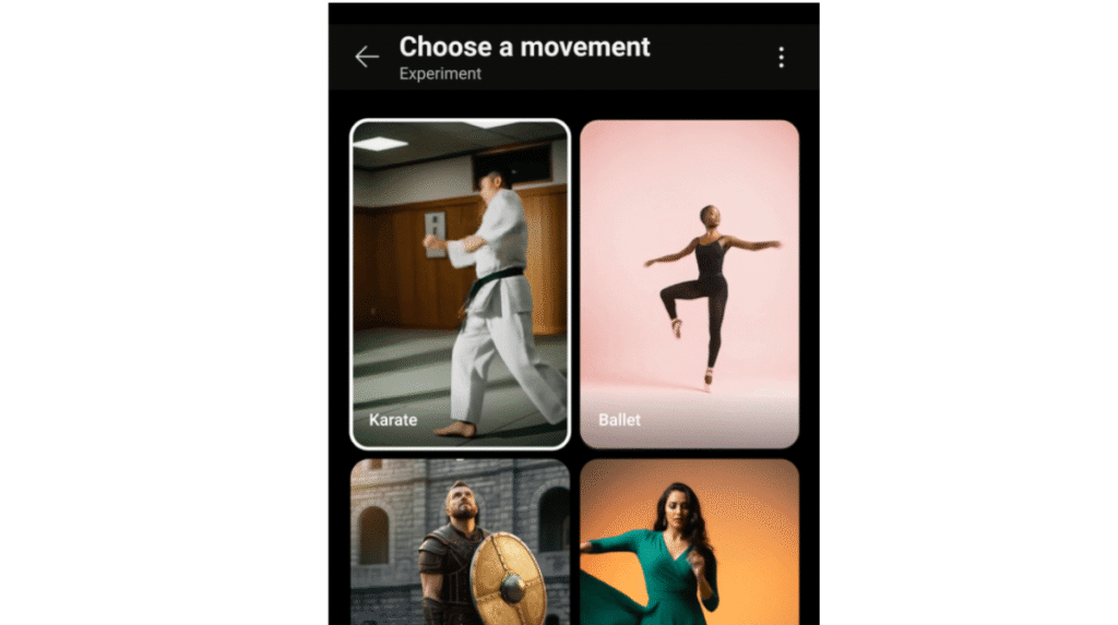How to: YouTube motion transfer 