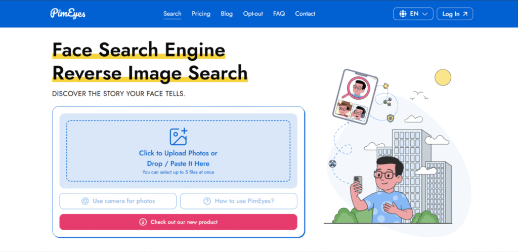 PimEyes, a Facecheck ID alternative
