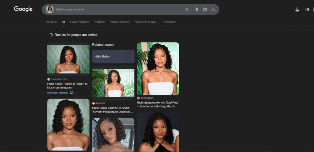 Google Reverse Image serach