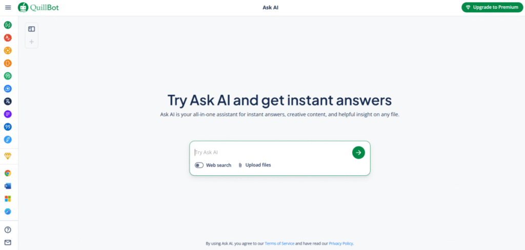 Quillbot Ask AI