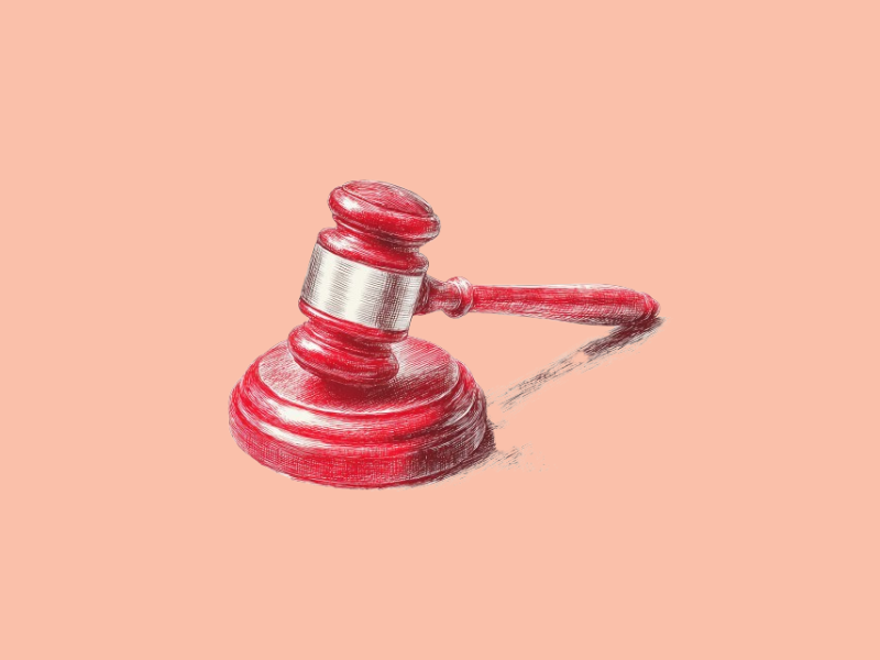 A legal gavel