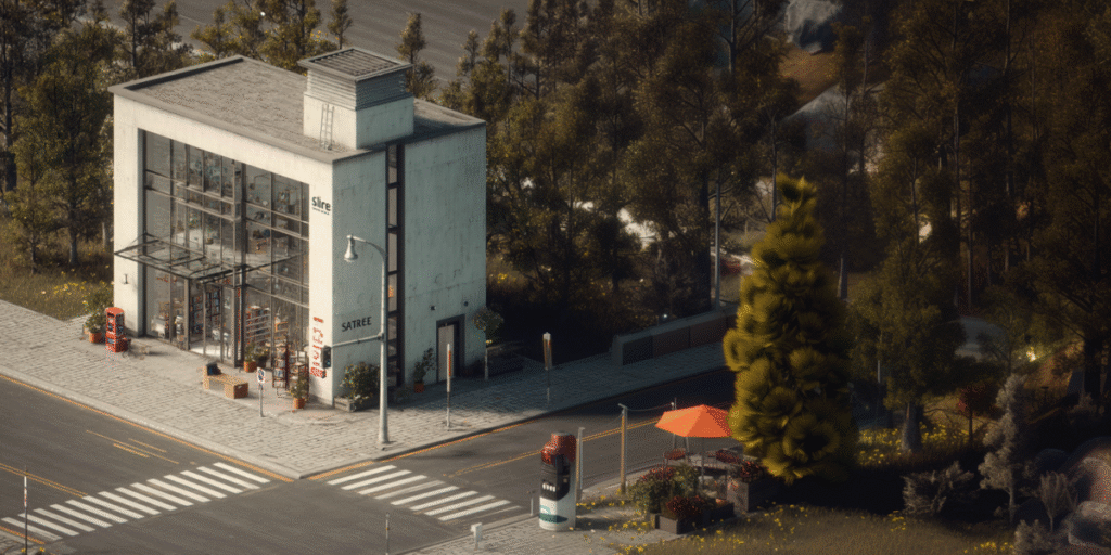 A store with no foot traffic