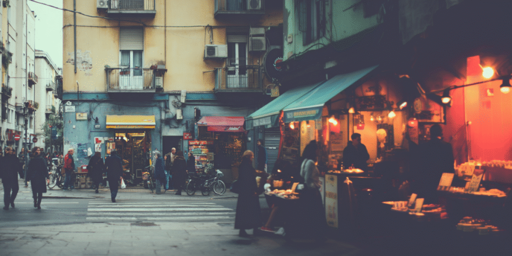 A store located on a busy street