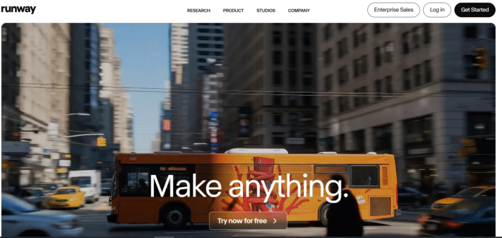 Runway, a video generation tool