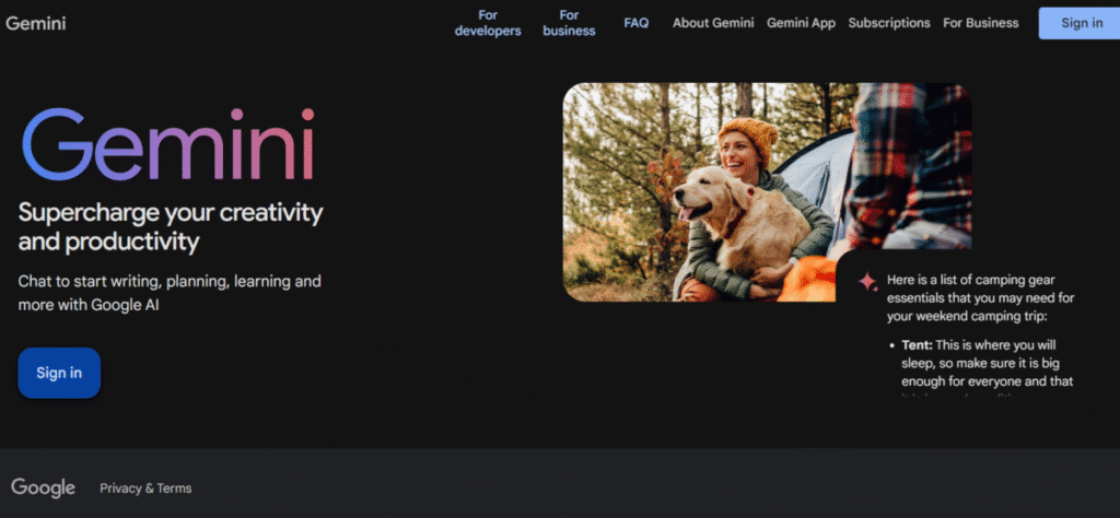 Google Gemini, a Magic School AI alternative 