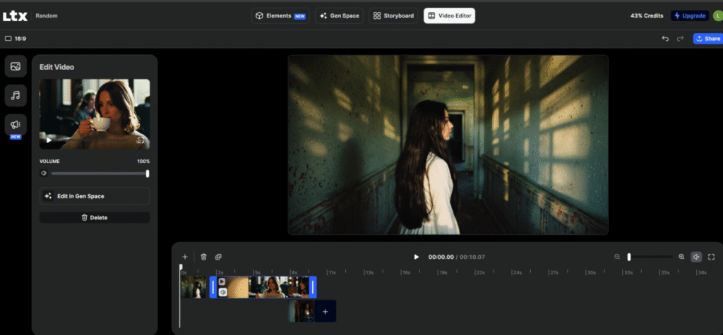 Video editing in LTX