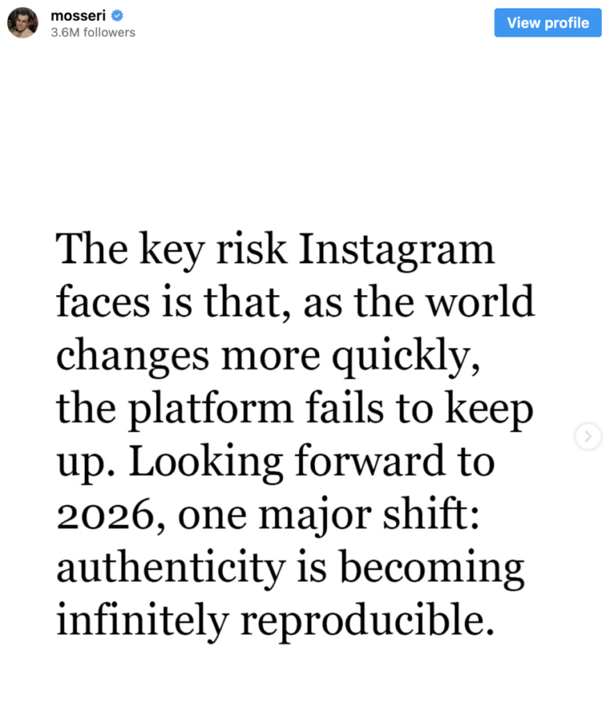 Instagram's Mosseri