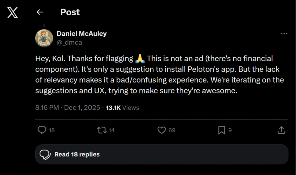 OpenAI clarifies the "ad" situation