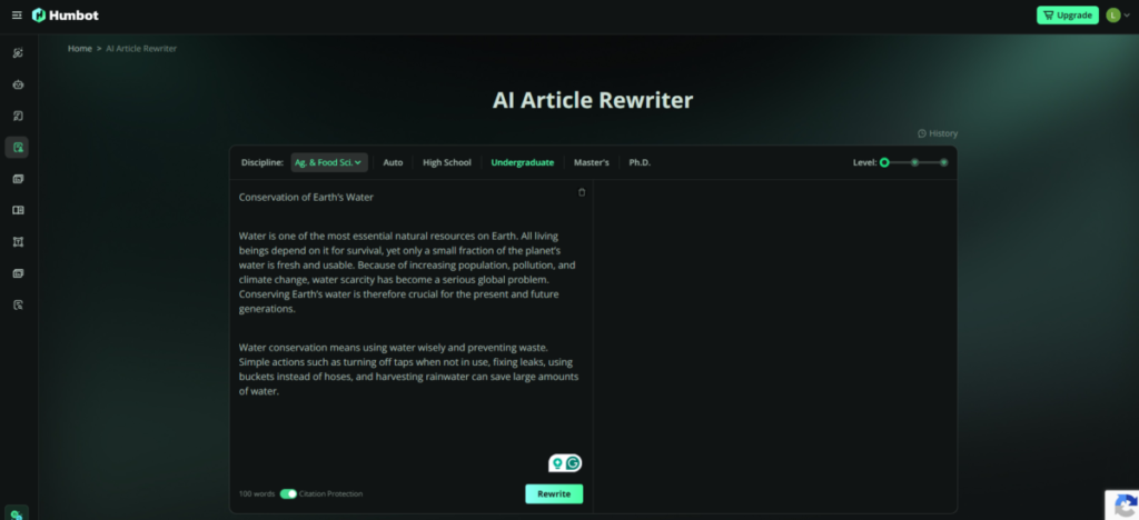 AI rewriter