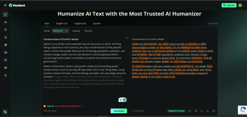 Humbot's Humanizer