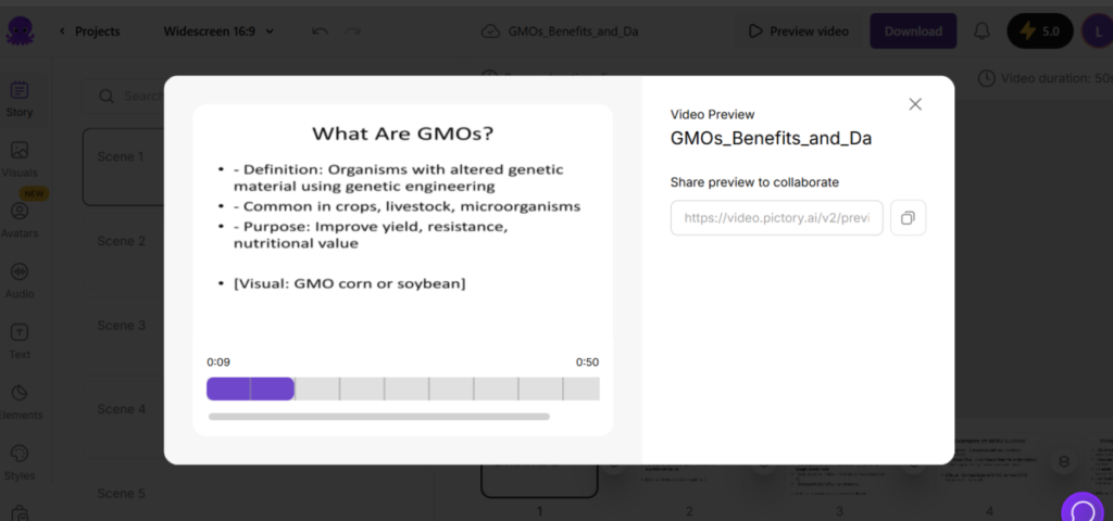 Pictory PPT to vidoe